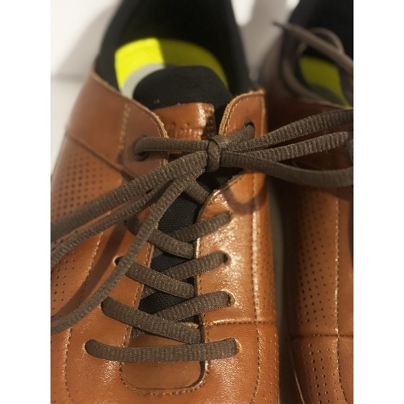 NEW Florsheim Fleet Men\'s 11M Perf Toe Elastic Lace Sneaker Slip On Leather main image 11